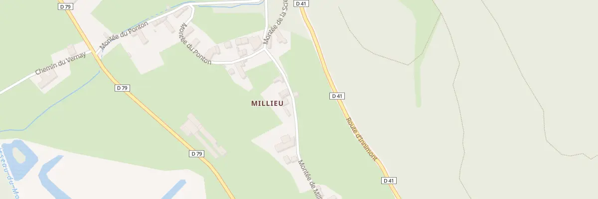 Plan du 392 Mte de Millieu à Lhuis