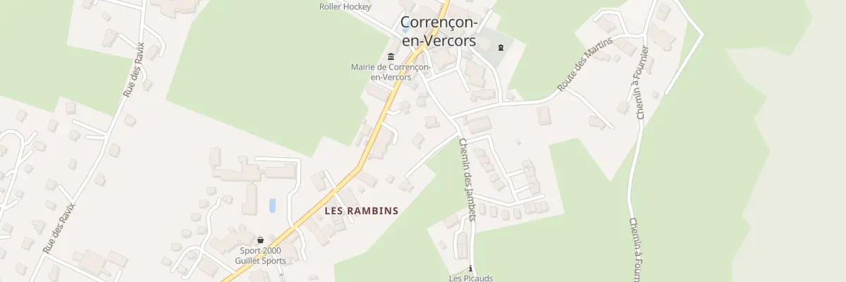 Plan du 6 Che des Jambets à Corrençon-en-Vercors