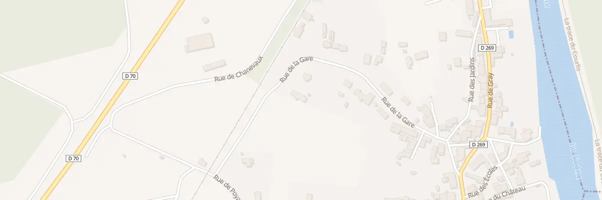 Plan du 15 Rue de la Gare à Mantoche