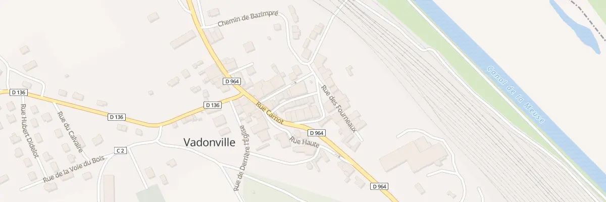 Plan du 12 Rue Habillon à Vadonville