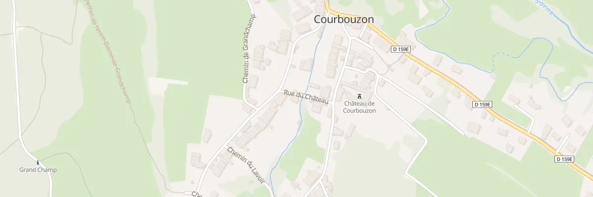 Plan du 22 Rue du Château à Courbouzon
