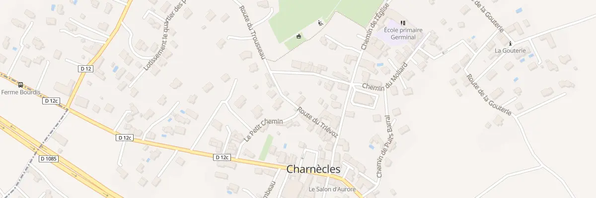 Plan du 110 Rte du Triévoz à Charnècles