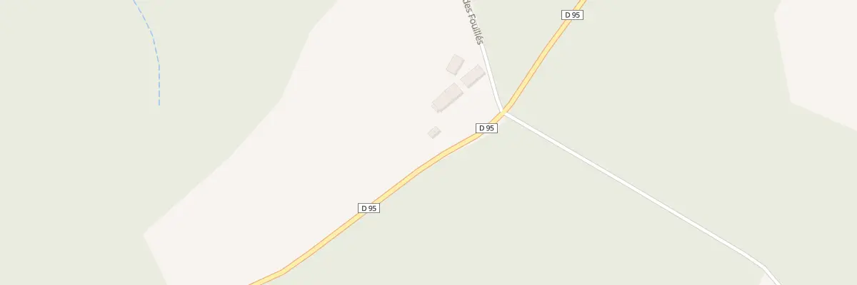 Plan du 1 Rue des Fouilles à Chemenot