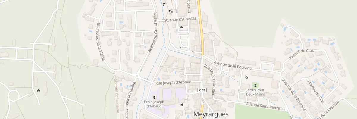 Plan du 5 Tra Louis Pasteur à Meyrargues