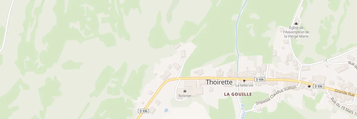 Plan du 66 Grande Rue - Thoirette à Thoirette-Coisia