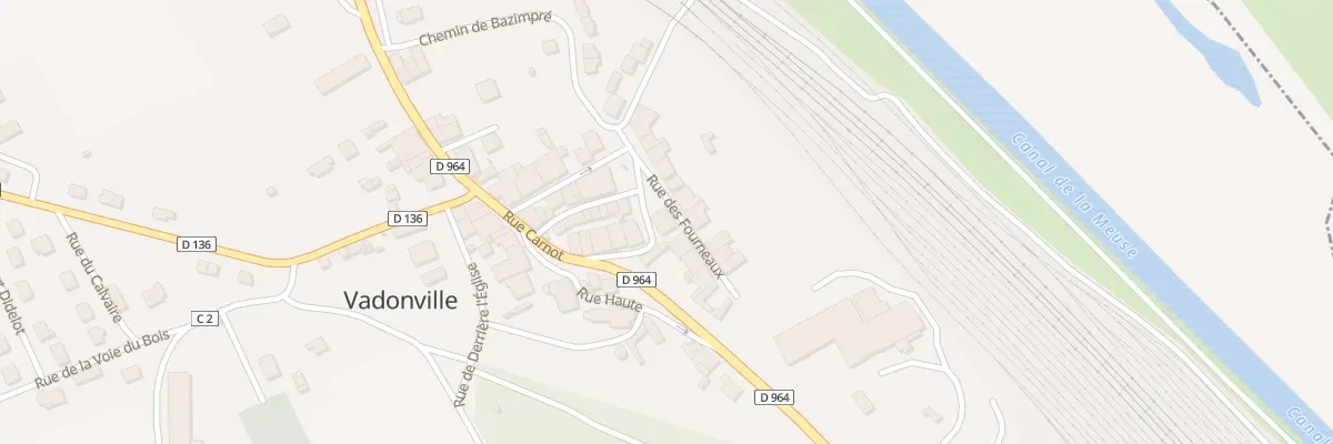Plan du 11 Rue Châlot à Vadonville