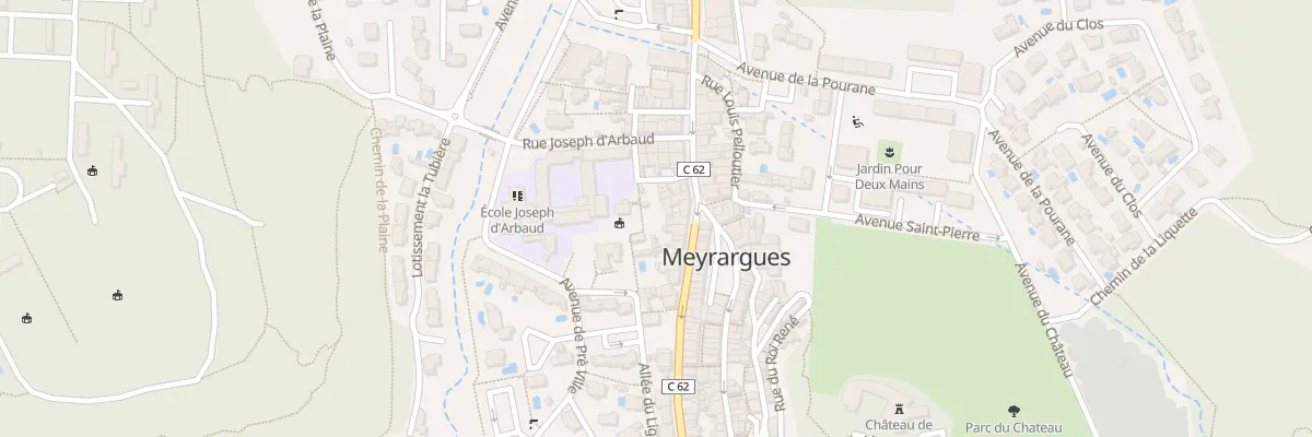 Plan du 28 Av de la République à Meyrargues