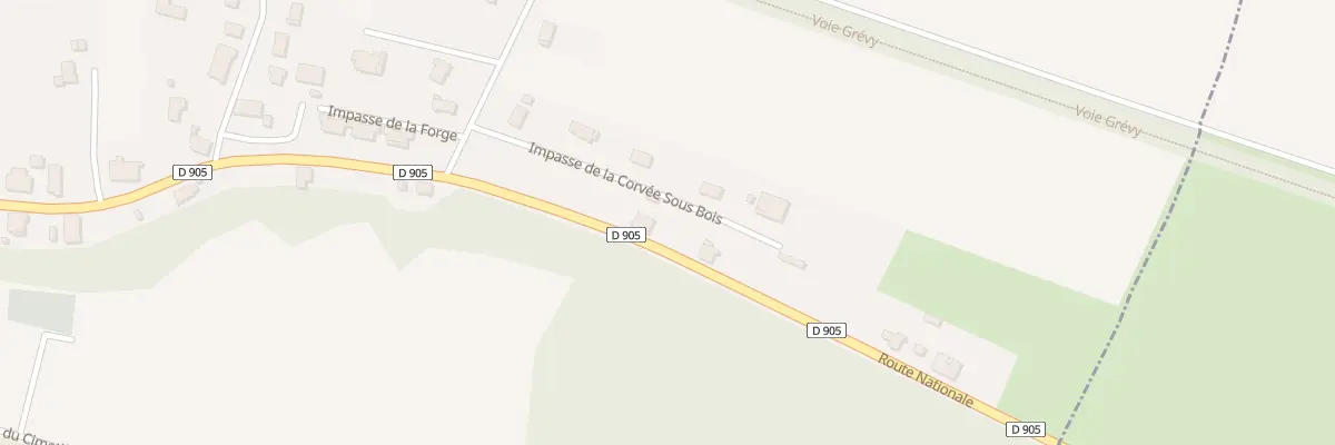 Plan du 32 Rte Nationale à Nevy-lès-Dole