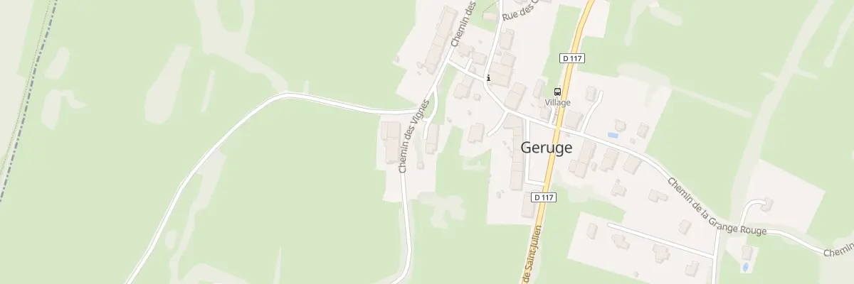 Plan du 207 Che des Vignes à Geruge