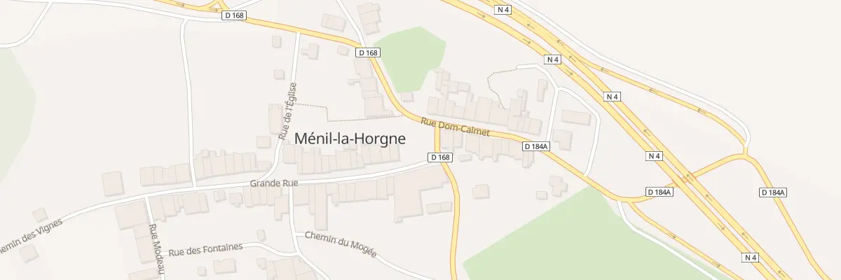 Plan du 10 Rue Dom Calmet à Ménil-la-Horgne