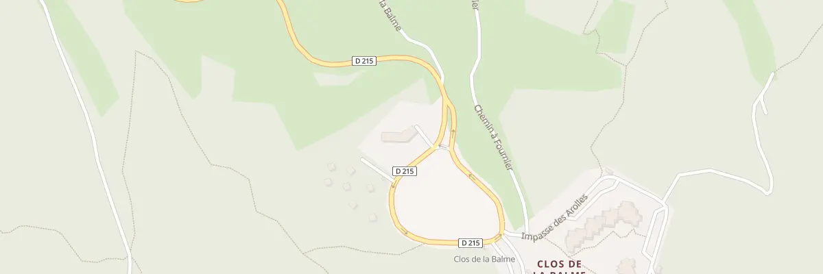 Plan du 2244 Rte du Clos de la Balme à Corrençon-en-Vercors