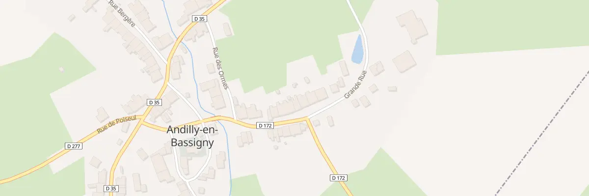 Plan du 11 Gr Grande Rue à Andilly-en-Bassigny