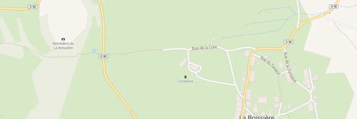 Plan du 282 Rue de la Cure à La Boissière