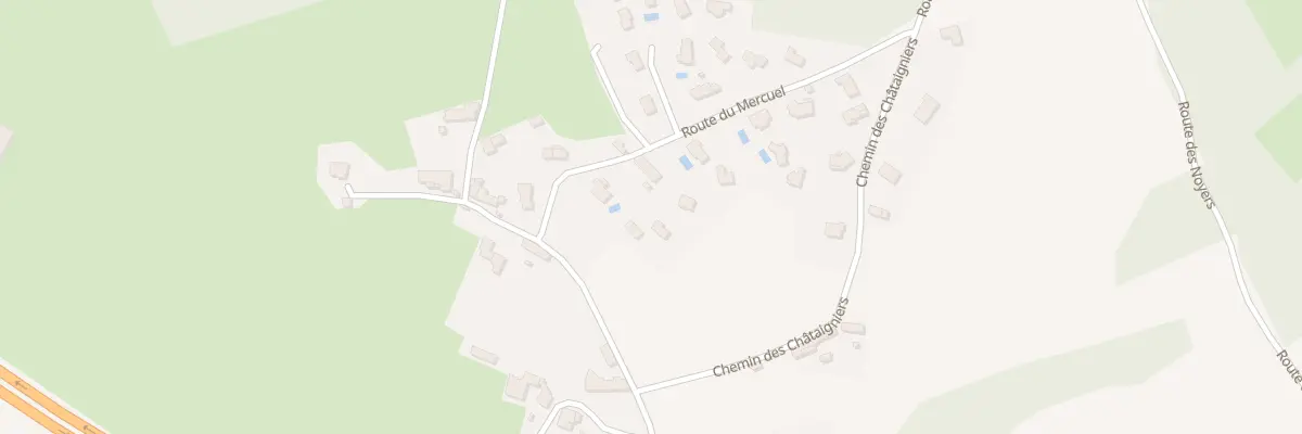 Plan du 507 Rte du Mercuel à Réaumont