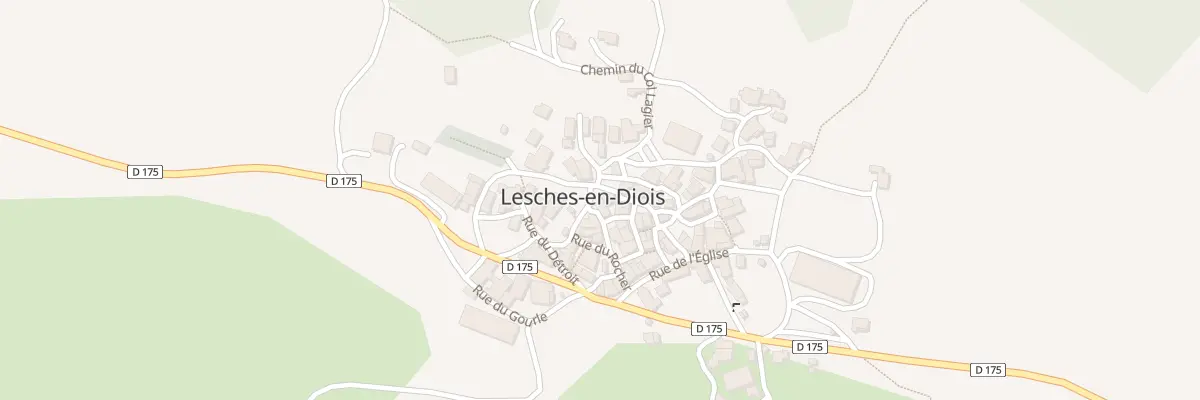 Plan du 5 Rue du Rocher à Lesches-en-Diois