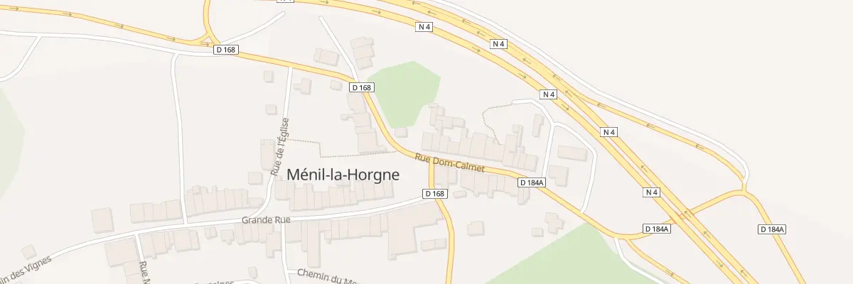 Plan du 13 Rue Dom Calmet à Ménil-la-Horgne