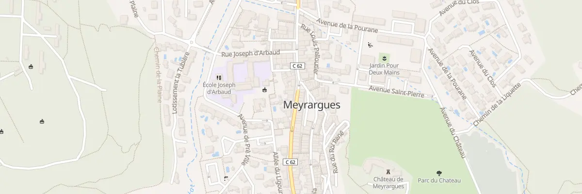 Plan du 34 Av de la République à Meyrargues