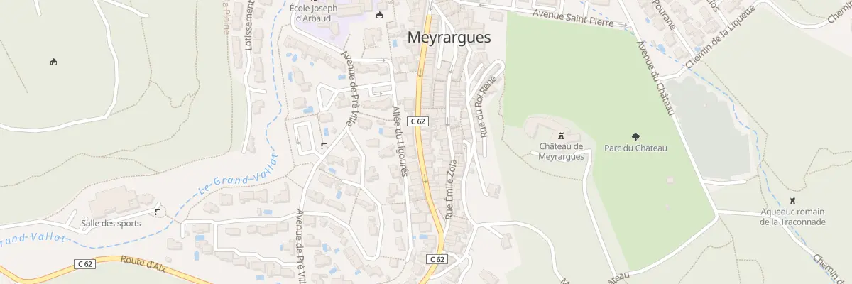 Plan du 55 Av de la République à Meyrargues