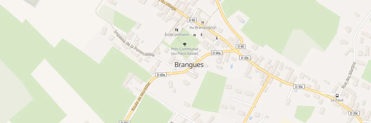Plan du 5061 La Pomatiere à Brangues