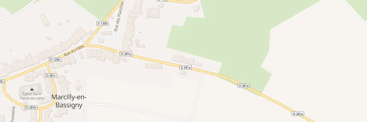 Plan du 5 Rue de la Saboterie à Marcilly-en-Bassigny