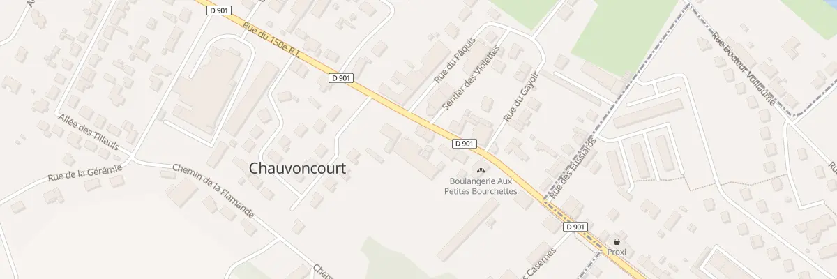 Plan du 13 Rue du 150e Ri à Chauvoncourt