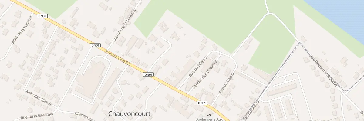 Plan du 3 Rue du Paquis à Chauvoncourt