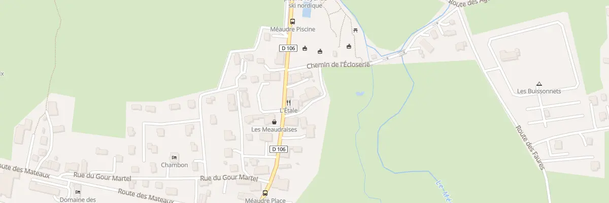 Plan du 172 Rte du Méaudret à Autrans-Méaudre en Vercors