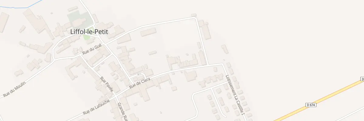 Plan du 7 Rue de Clera à Liffol-le-Petit