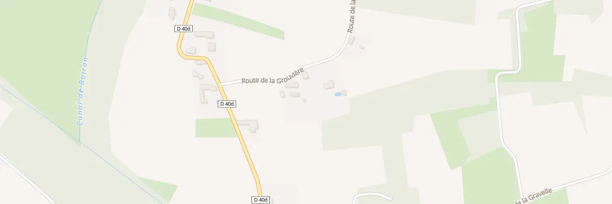 Plan du 415 Rte de la Grouvière au Bouchage
