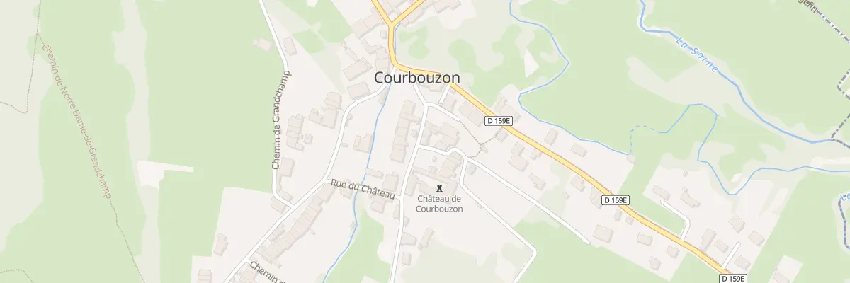 Plan du 9 Rue de la Fontaine à Courbouzon