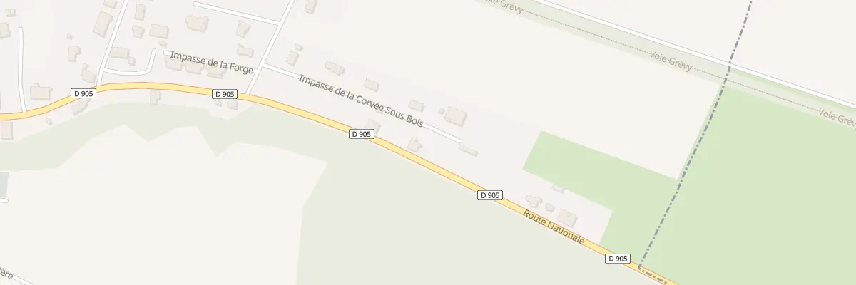 Plan du 34 Rte Nationale à Nevy-lès-Dole