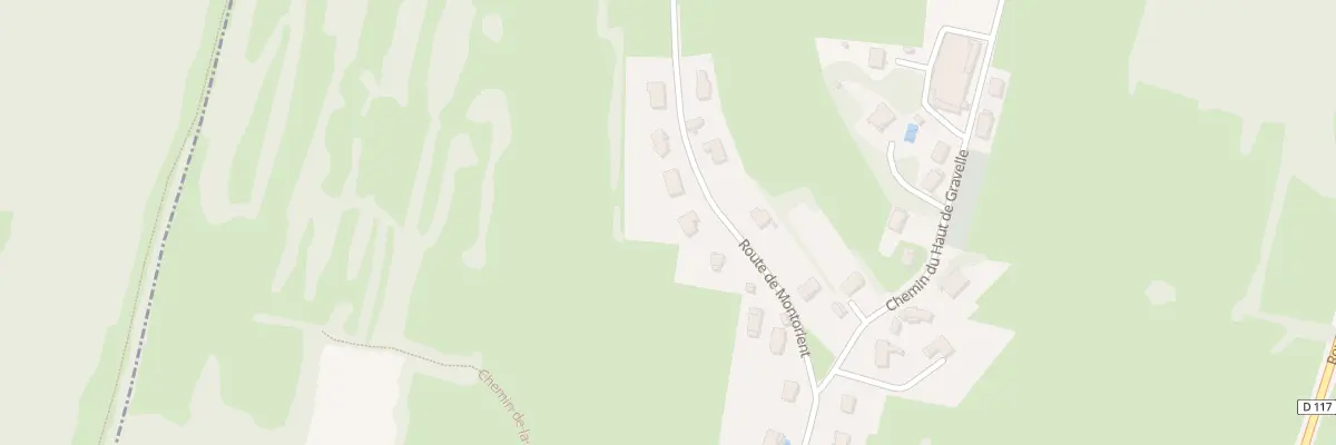Plan du 351 Rte de Montorient à Geruge