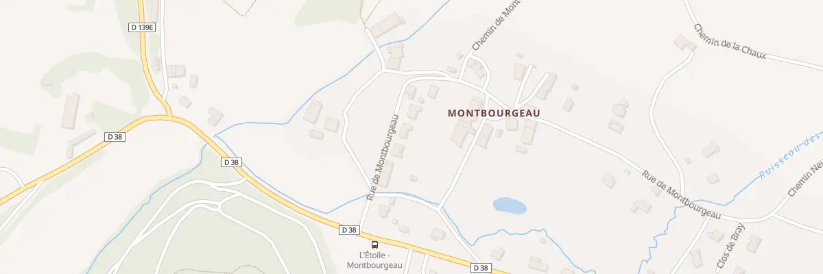 Plan du 120 Rue de Montbourgeau à L’Étoile