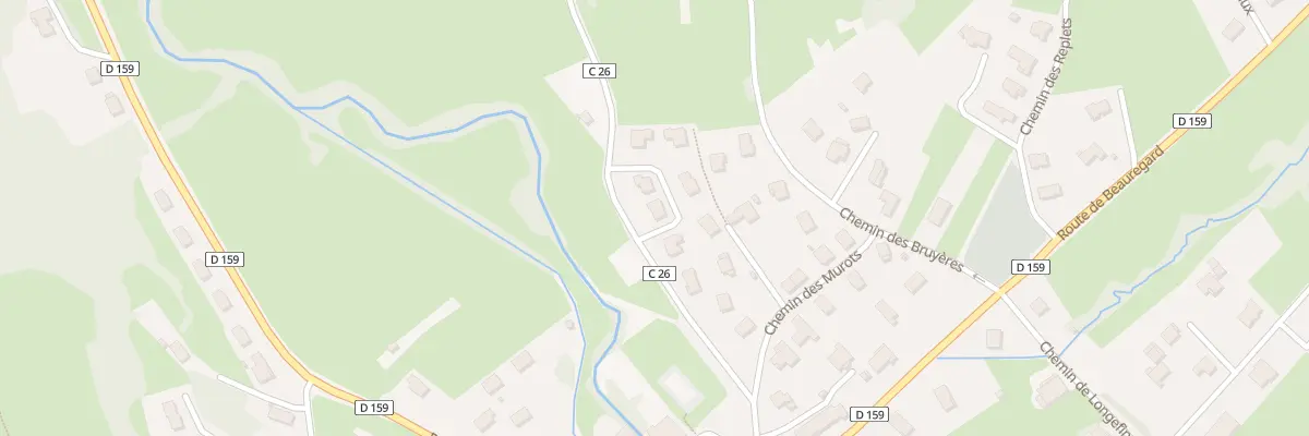 Plan du 230 Che de la Nue à Courbouzon