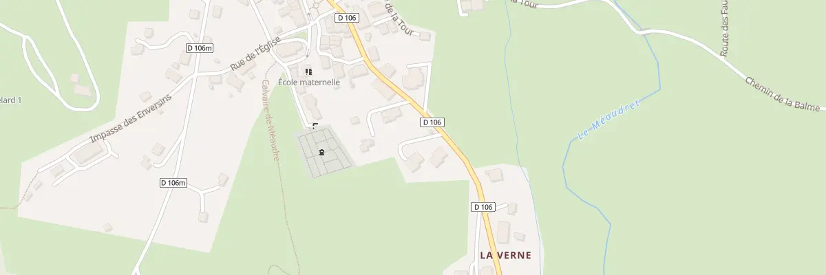 Plan du 5757 Le Calvaire à Autrans-Méaudre en Vercors