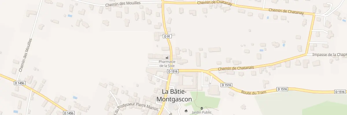 Plan du 40 Rte du Pontet à La Bâtie-Montgascon