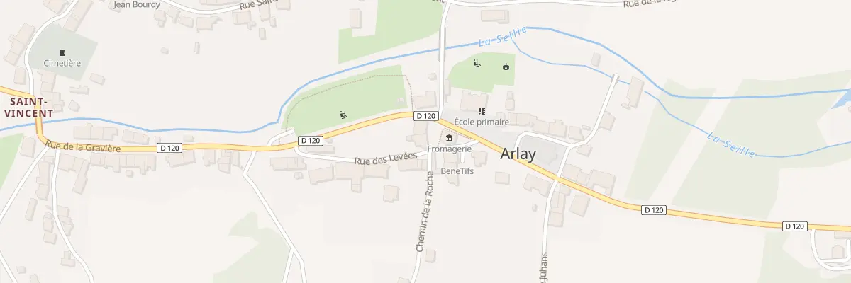 Plan du 4 Rue des Levées à Arlay