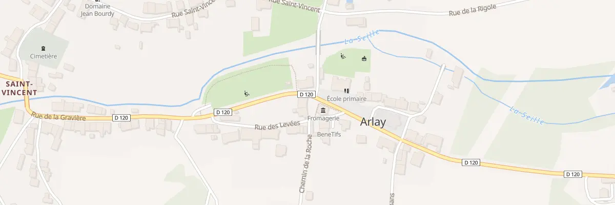 Plan du 1 Rue de la Graviere Arlay à Arlay