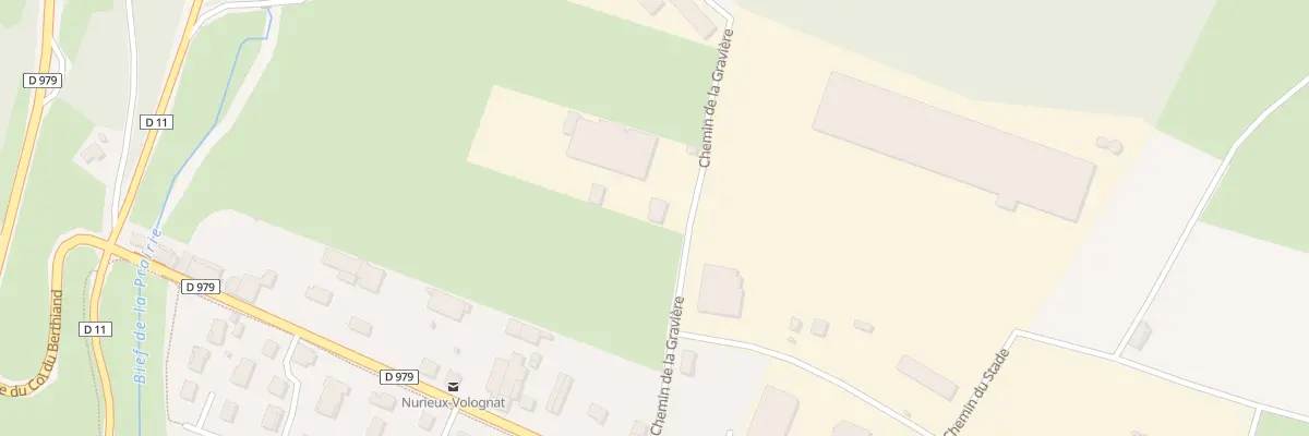 Plan du 11B Che de Gravière à Nurieux-Volognat