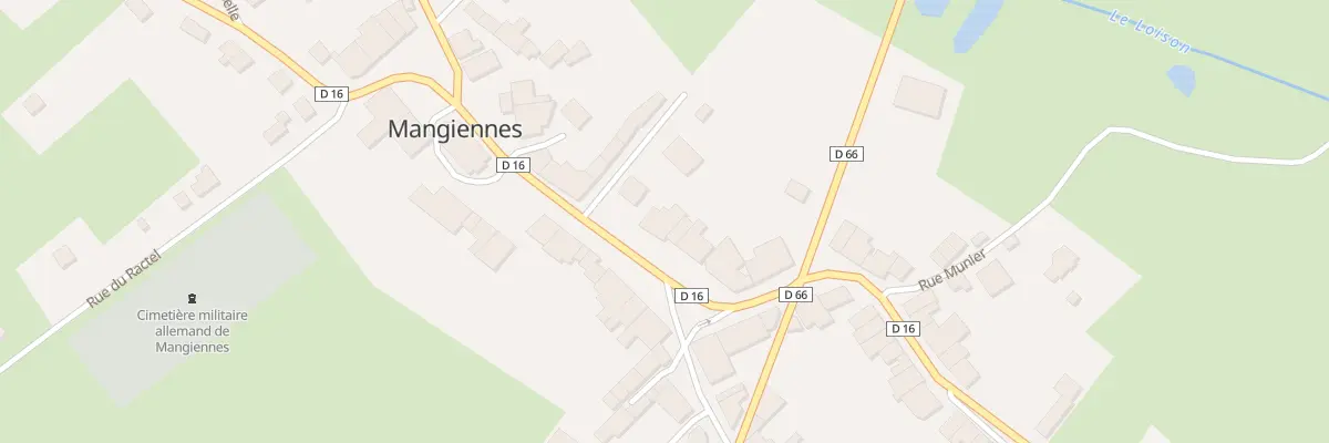 Plan du 8 Gr La Grande Rue à Mangiennes