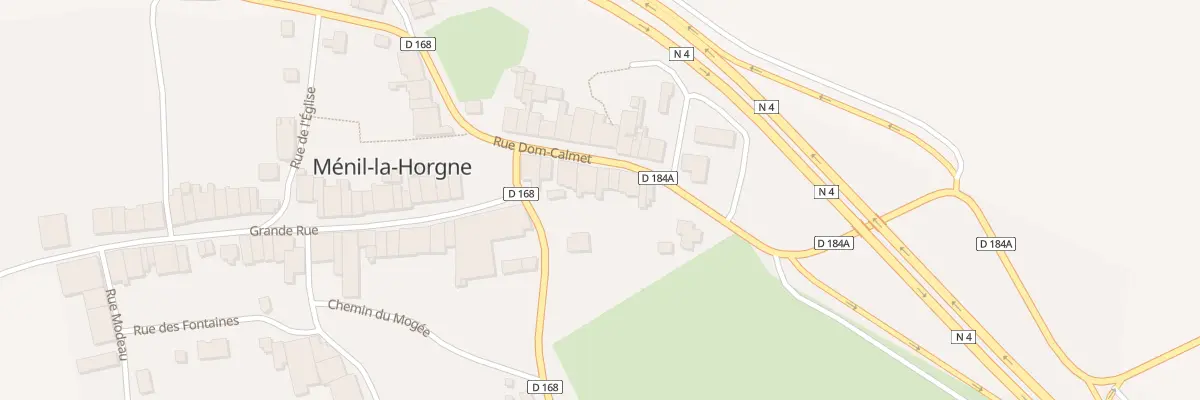 Plan du 20 Rue Dom Calmet à Ménil-la-Horgne