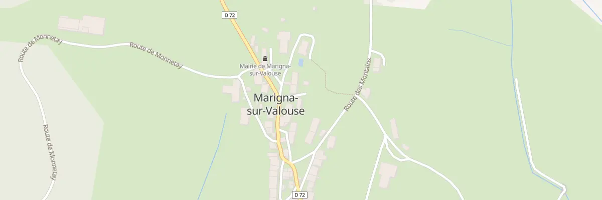 Plan du 8 Rte de Nancuise à Marigna-sur-Valouse