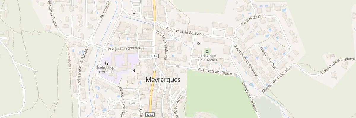 Plan du 1 Av St Pierre à Meyrargues