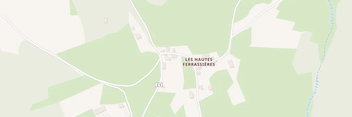 Plan du 5950 Rte des Hautes Ferrassieres à Ferrassières