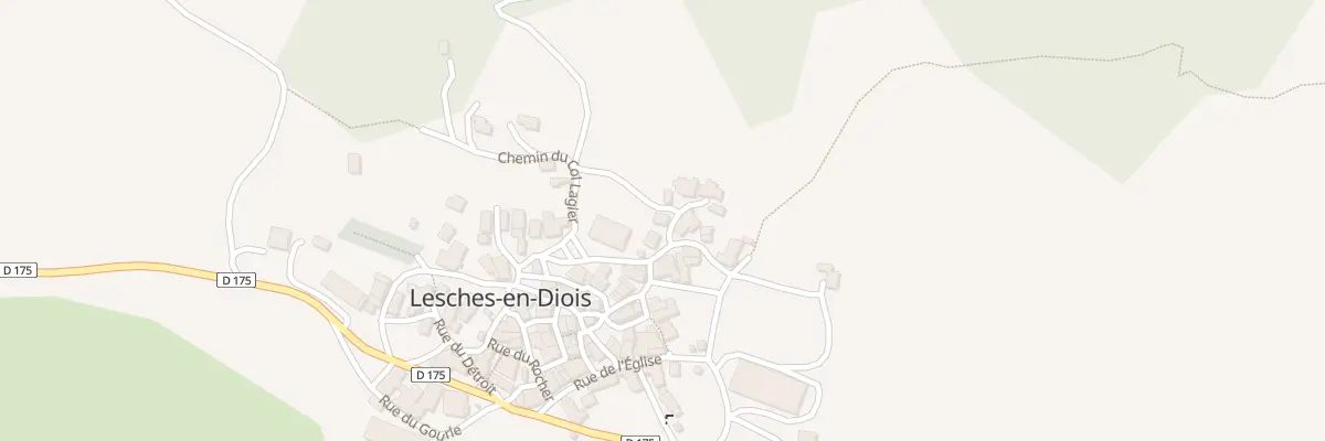 Plan du 2 Pl du Lavoir à Lesches-en-Diois
