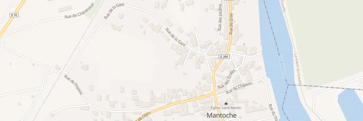Plan du 4 Imp Vernillet à Mantoche
