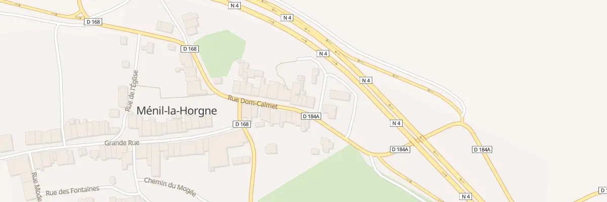 Plan du 31A Rue Dom Calmet à Ménil-la-Horgne