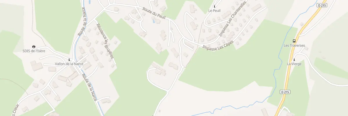 Plan du 5186 Bruyere et Fournella à Corrençon-en-Vercors