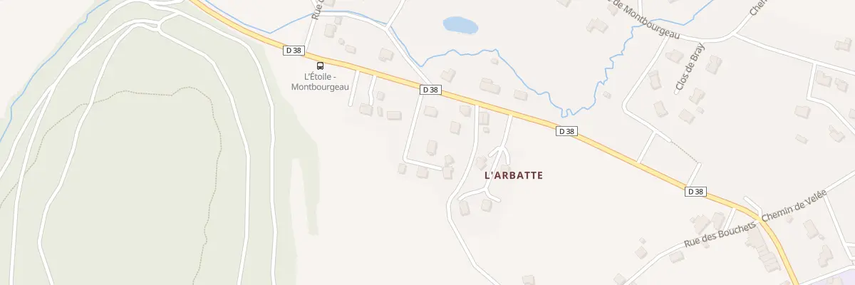Plan du 407 Rte de Ruffey à L’Étoile