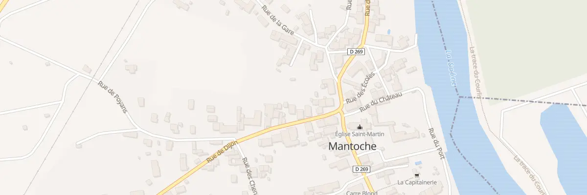 Plan du 12 Rue de Dijon à Mantoche